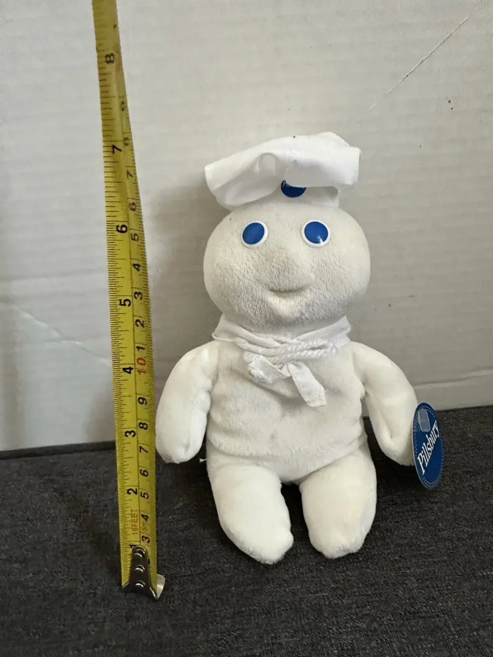Pillsbury Doughboy Poppin Fresh Plush 7” Applause w Original Hang Tag
